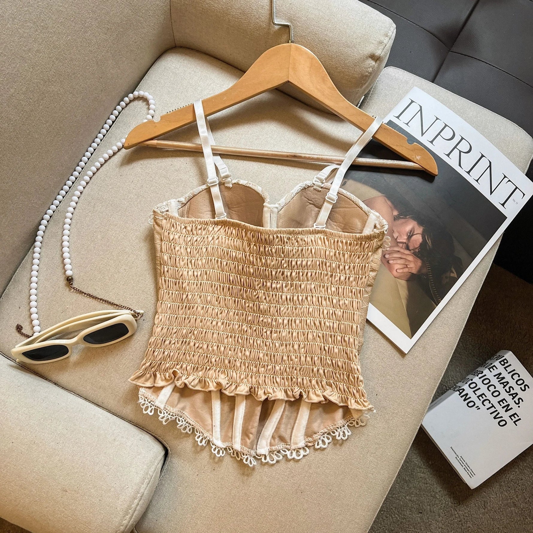 Clothes blouses sexy crop tops women corset lace bandage - AdeLShop