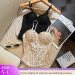 Clothes blouses sexy crop tops women corset lace bandage - AdeLShop