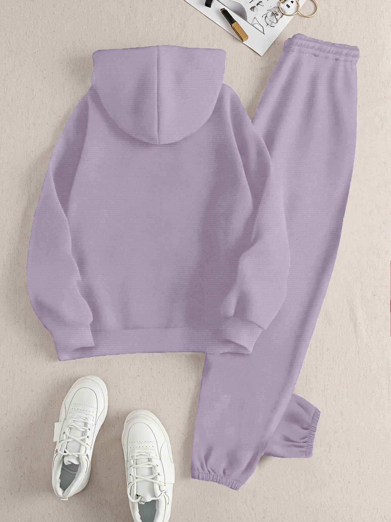 Creative Letter And Wealth Pattern, Two - Piece Set, Western Stuff, Cord Set Women Clothing - AdeLShop