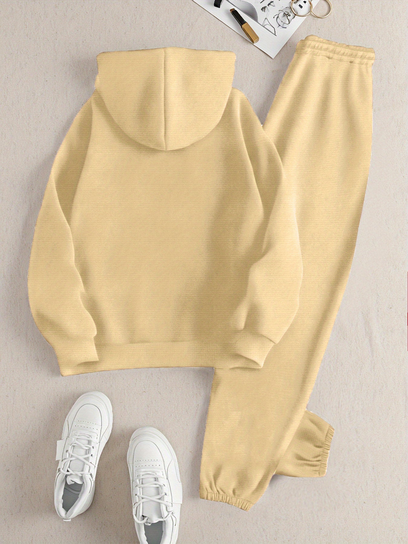 Creative Letter And Wealth Pattern, Two - Piece Set, Western Stuff, Cord Set Women Clothing - AdeLShop