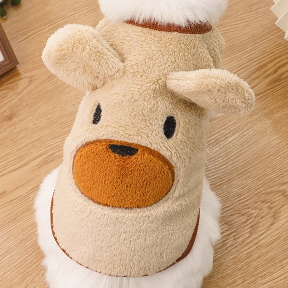 Cute Dog Clothes Winter Vest For Small Dogs Cats Warm Pets Sweater - AdeLShop