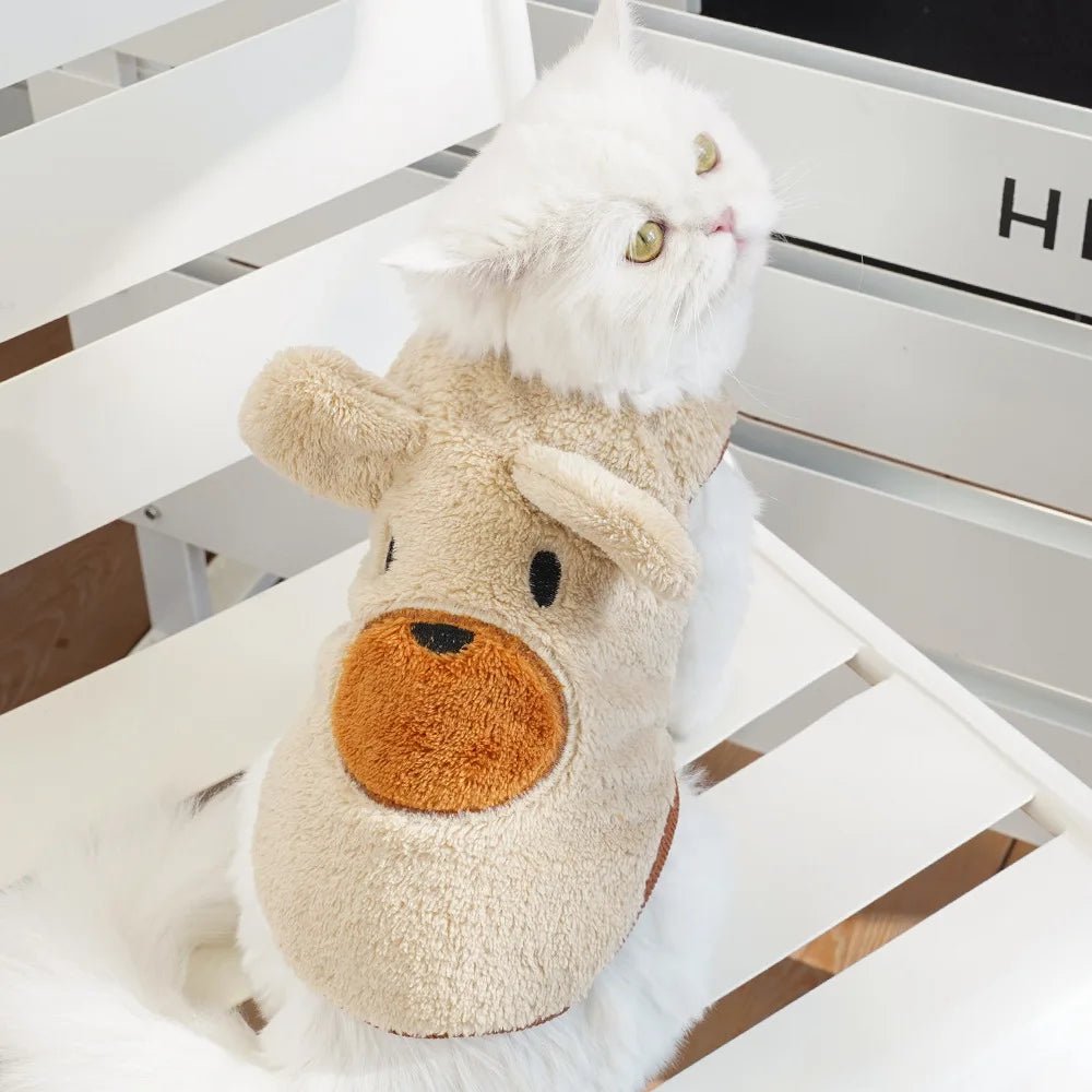 Cute Dog Clothes Winter Vest For Small Dogs Cats Warm Pets Sweater - AdeLShop