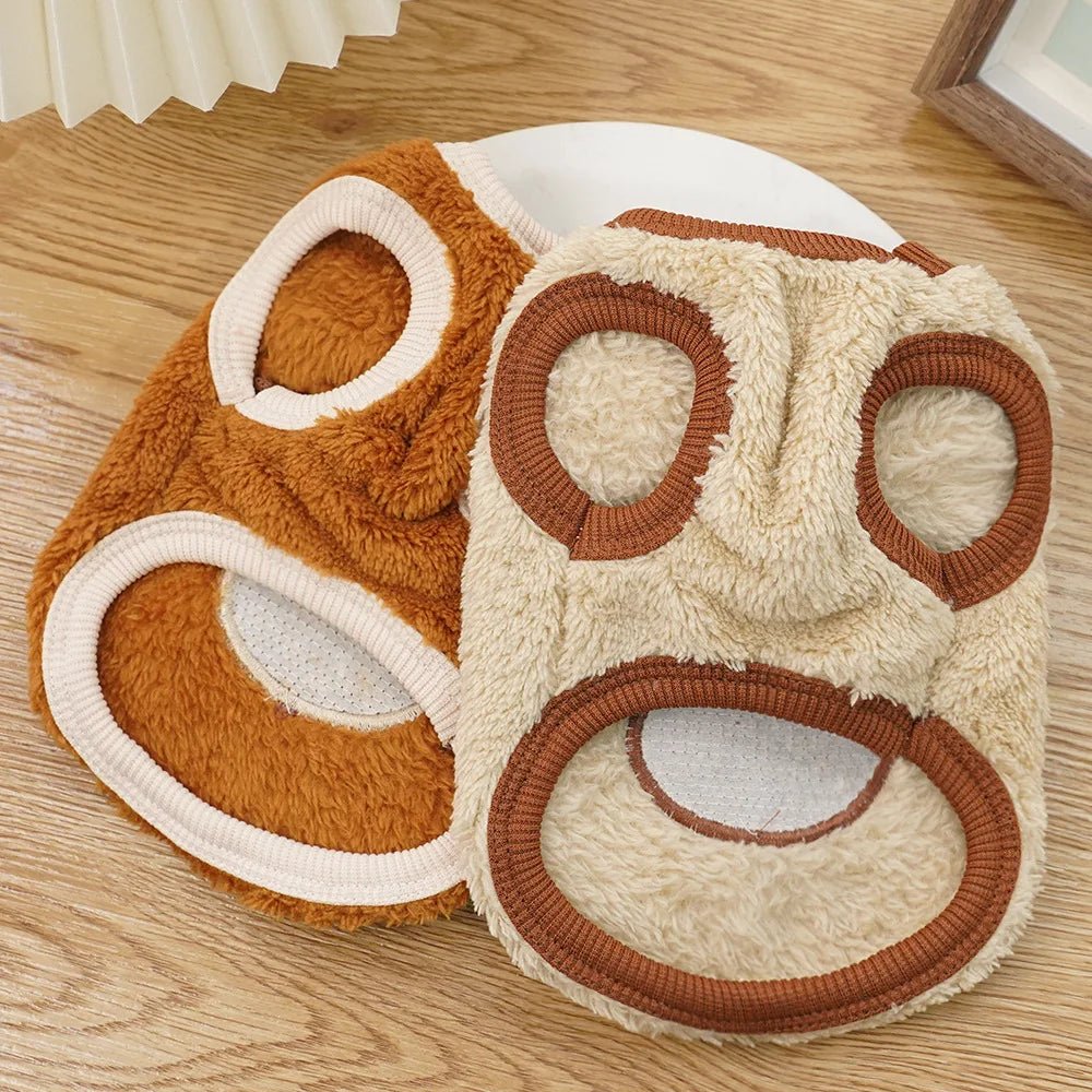 Cute Dog Clothes Winter Vest For Small Dogs Cats Warm Pets Sweater - AdeLShop