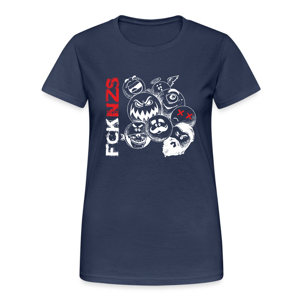 Damen T-Shirt FCK NZS  – Spuk den Faschismus weg