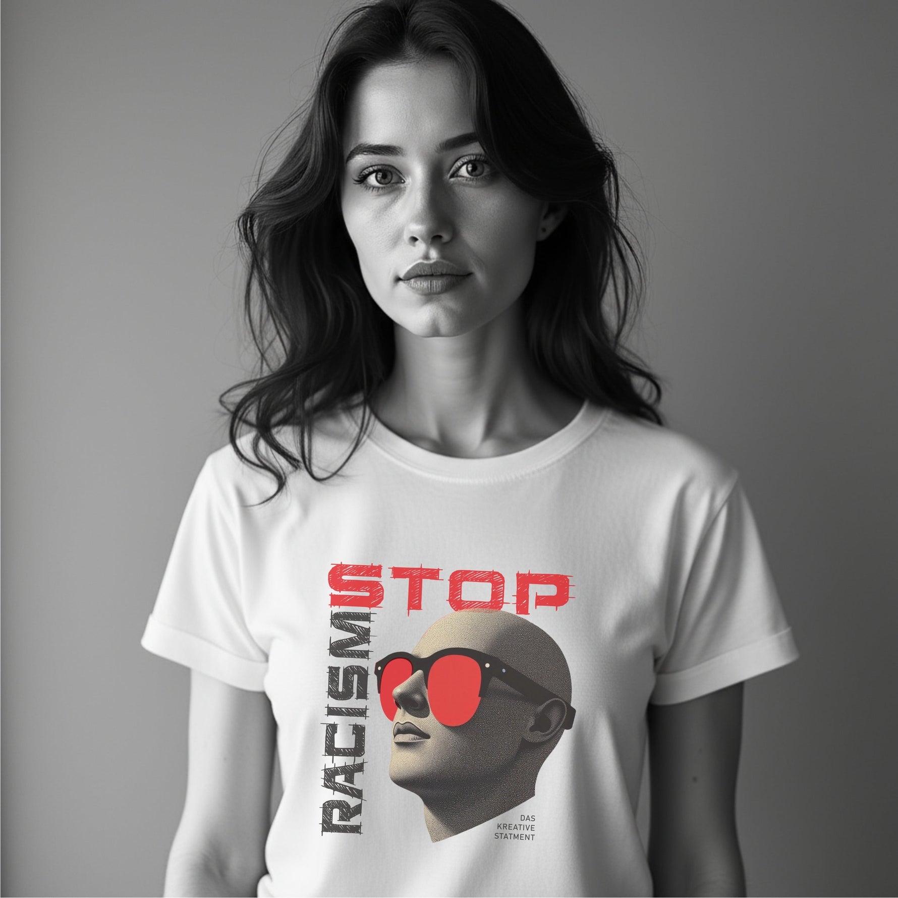 Damen T-Shirt "NO RACISM"