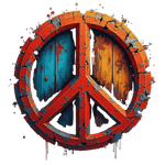 Damen T-Shirt "Peace Not War"