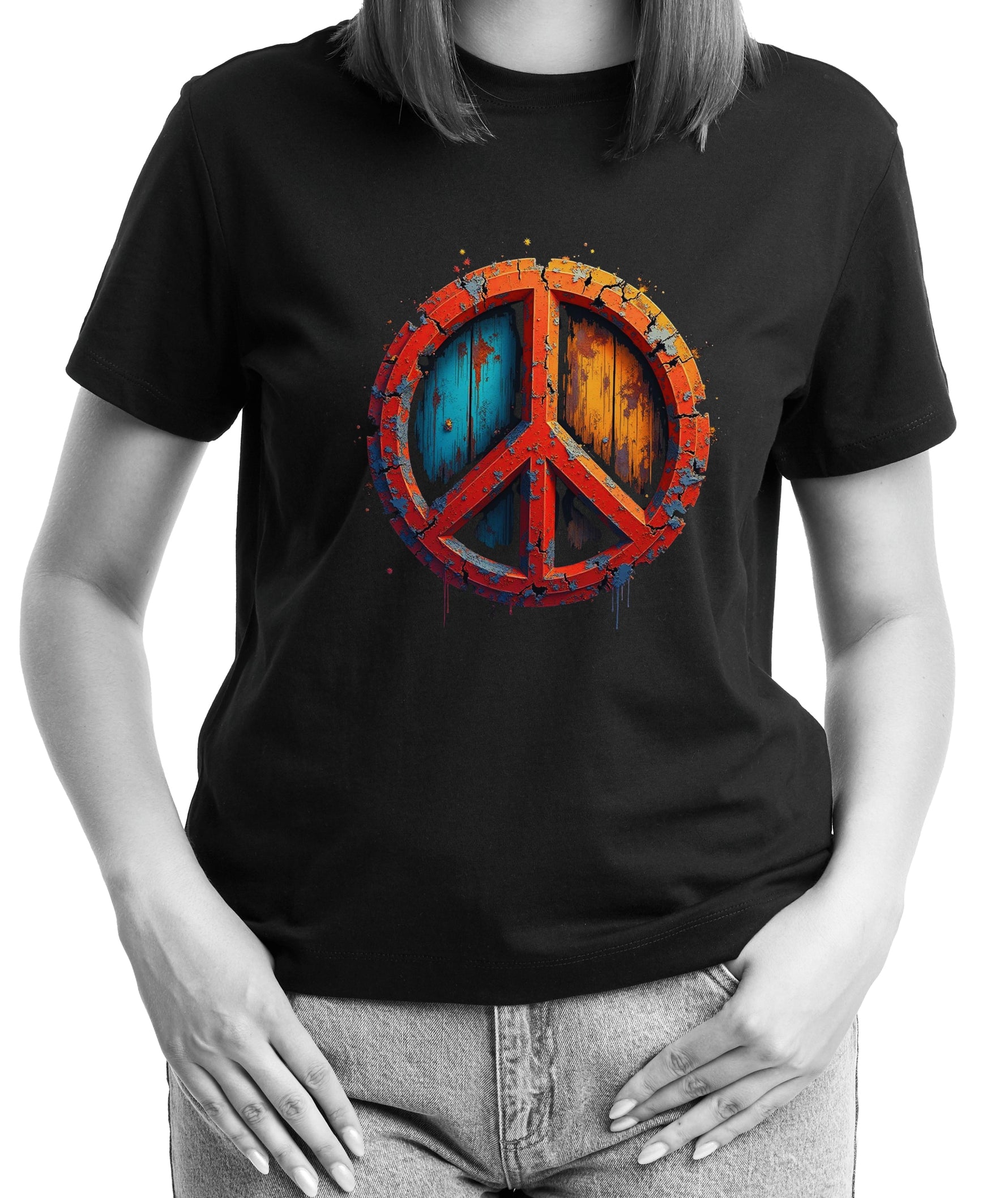 Damen T-Shirt "Peace Not War"