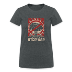 Damen T-Shirt "STOP WAR" Retro Design