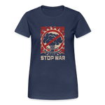 Damen T-Shirt "STOP WAR" Retro Design