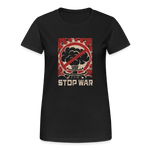 Damen T-Shirt "STOP WAR" Retro Design
