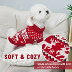 Dog winter clothing Christmas celebration clothes Knitted pet clothing Suitable - AdeLShop