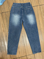 Effortlessly Cool Blue Ripped Straight - Leg Jeans for Women with Easy - Care & Pockets - AdeLShop