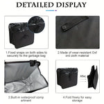Foldable Car Trash Can, Hanging Waterproof Leakproof Trash Can Storage Bag For Car,box for homr - AdeLShop