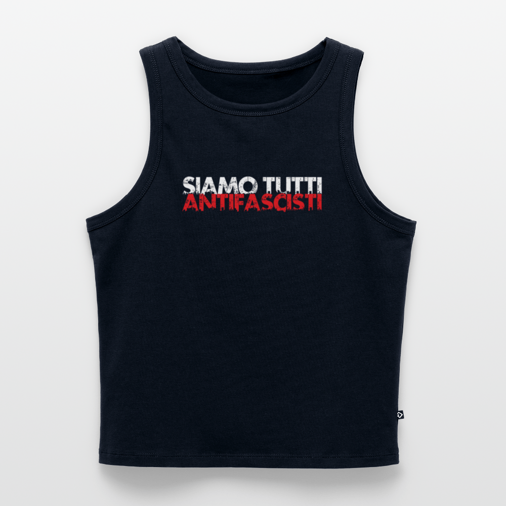 Frauen Cropped Tank Top - Siamo Tutti Antifacisti