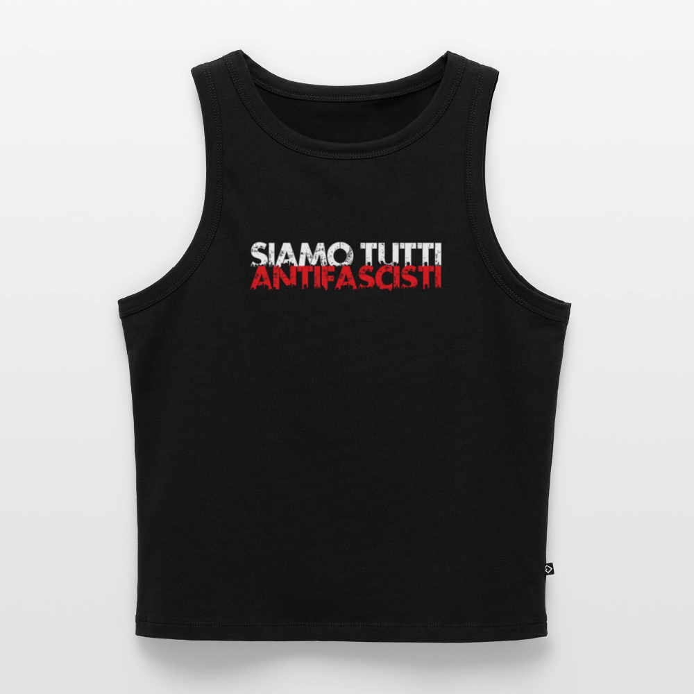 Frauen Cropped Tank Top - Siamo Tutti Antifacisti