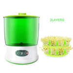 Intelligent Bean Sprouts Maker Thermostat Green Electric - AdeLShop