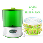 Intelligent Bean Sprouts Maker Thermostat Green Electric - AdeLShop