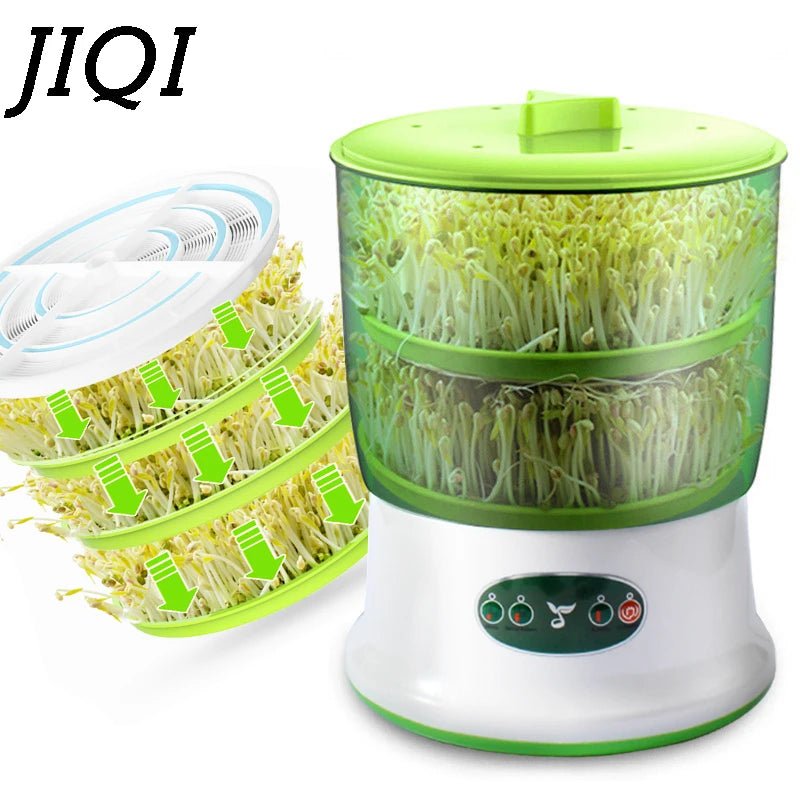 Intelligent Bean Sprouts Maker Thermostat Green Electric - AdeLShop