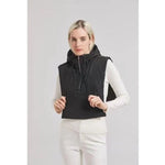 Jacket Women Male Bracket Mock Collar Zipper Cape Beanie - AdeLShop