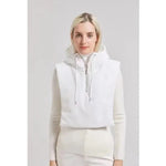 Jacket Women Male Bracket Mock Collar Zipper Cape Beanie - AdeLShop