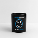 Kaffeetasse - Peace begins with a smile