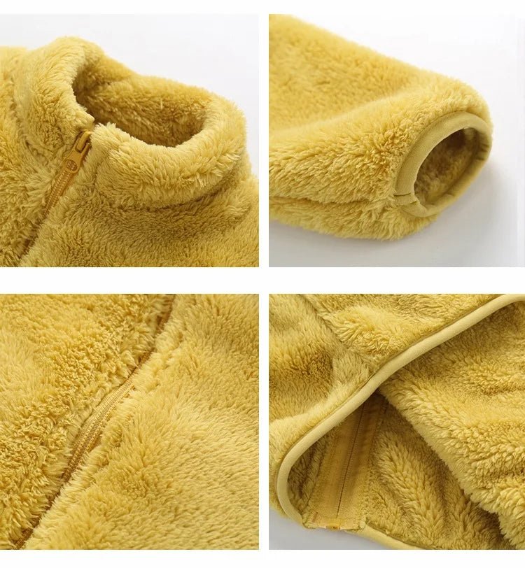 Kids Winter Coats New Children Outerwear Boy Warm Fleece Jacket Baby Girls - AdeLShop