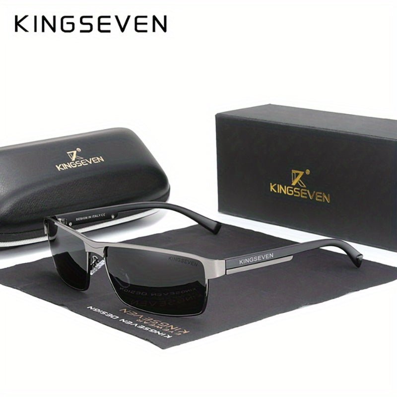 KINGSEVEN, Polarized Men Women Driving Square Eyewear, Men's Sunglasses - AdeLShop