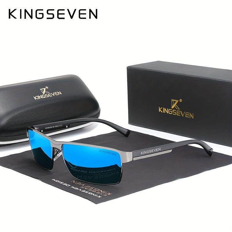 KINGSEVEN, Polarized Men Women Driving Square Eyewear, Men's Sunglasses - AdeLShop