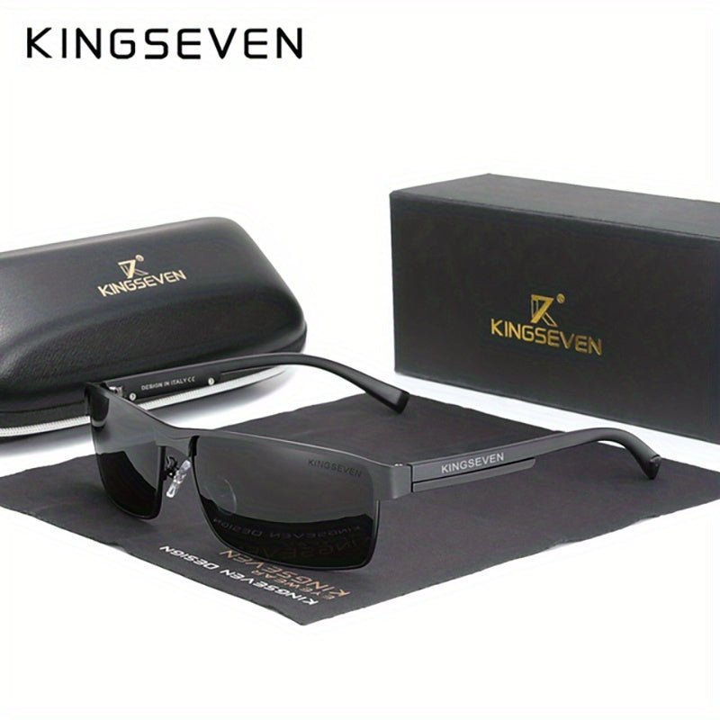 KINGSEVEN, Polarized Men Women Driving Square Eyewear, Men's Sunglasses - AdeLShop