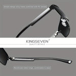 KINGSEVEN, Polarized Men Women Driving Square Eyewear, Men's Sunglasses - AdeLShop