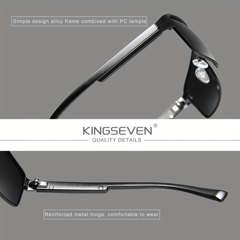 KINGSEVEN, Polarized Men Women Driving Square Eyewear, Men's Sunglasses - AdeLShop