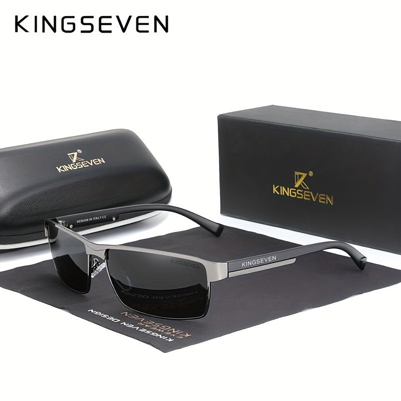 KINGSEVEN, Polarized Men Women Driving Square Eyewear, Men's Sunglasses - AdeLShop