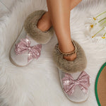 Ladies Shoes Cute Plush Slippers - Soft & Cozy - Perfect for Relaxing at Home - Ideal Gift for Women - AdeLShop