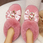 Ladies Shoes Cute Plush Slippers - Soft & Cozy - Perfect for Relaxing at Home - Ideal Gift for Women - AdeLShop