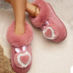 Ladies Shoes Cute Plush Slippers - Soft & Cozy - Perfect for Relaxing at Home - Ideal Gift for Women - AdeLShop