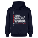 Leistet Widerstand“ Unisex Hoodie  | Front- & Backprint