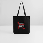 Recycelter Heavyweight Stoffbeutel - Bin ich zu Antifa, bist du zu Braun