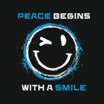 Hoodie Unisex "Peace begins with a smile"