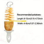 Set Multifunctional Spiral Potato Slicer 6 - Piece - AdeLShop