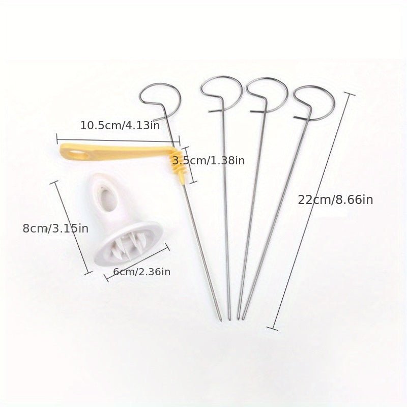 Set Multifunctional Spiral Potato Slicer 6 - Piece - AdeLShop