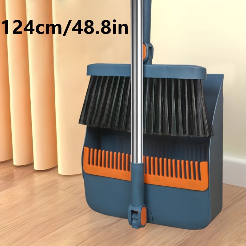 Thickened Multifunctional Broom Dustpan Floor Brush 2pcs/set, - AdeLShop