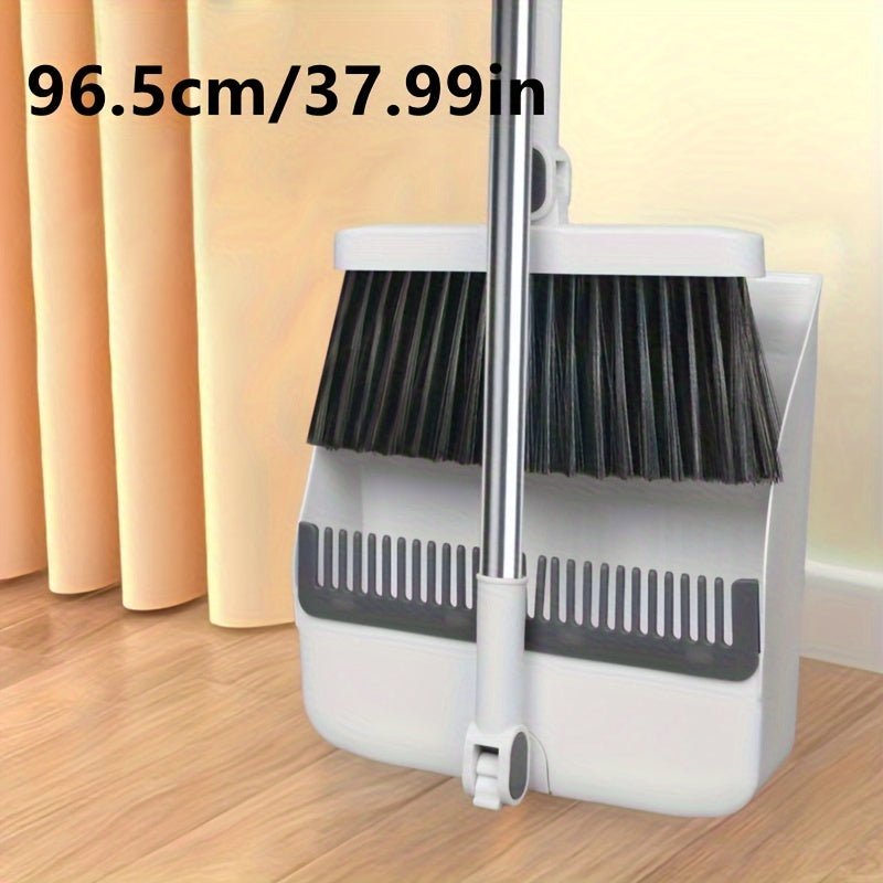 Thickened Multifunctional Broom Dustpan Floor Brush 2pcs/set, - AdeLShop