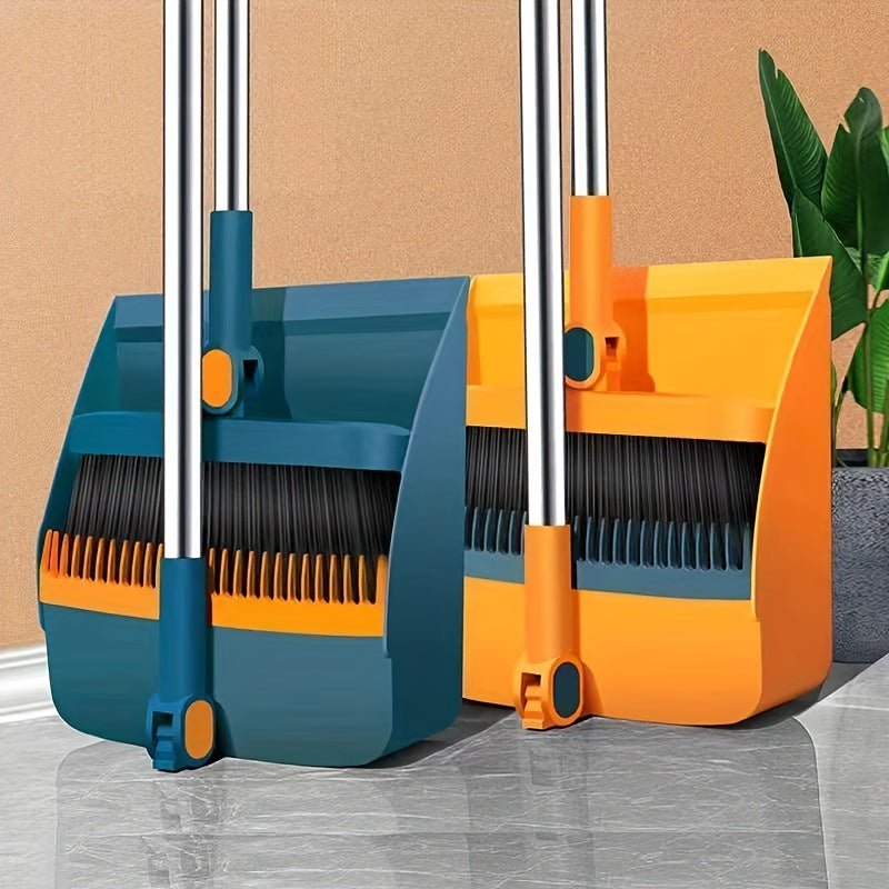 Thickened Multifunctional Broom Dustpan Floor Brush 2pcs/set, - AdeLShop