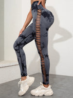 Tie Dye Seamless Leggings for Women High Waist Yoga Pants - AdeLShop