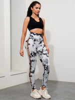 Tie Dye Seamless Leggings for Women High Waist Yoga Pants - AdeLShop