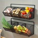 Wall Mounted Kitchen Storage Basket - AdeLShop