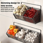 Wall Mounted Kitchen Storage Basket - AdeLShop