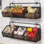 Wall Mounted Kitchen Storage Basket - AdeLShop