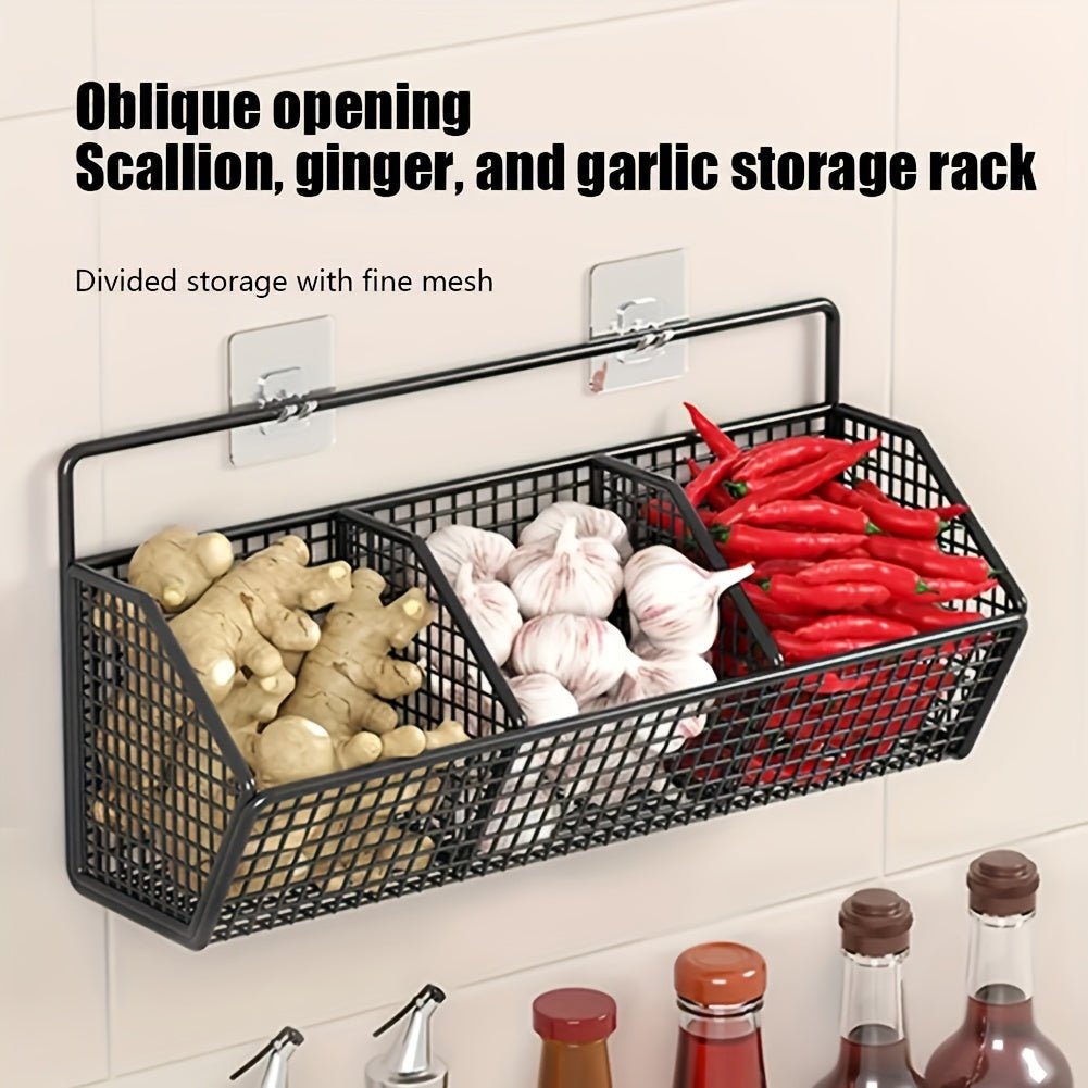 Wall Mounted Kitchen Storage Basket - AdeLShop