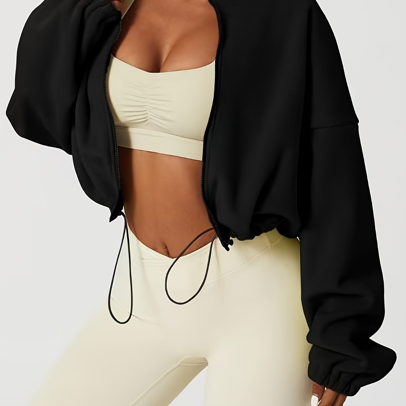 Women's Full - Zip Jacket Short - Cut Length - AdeLShop